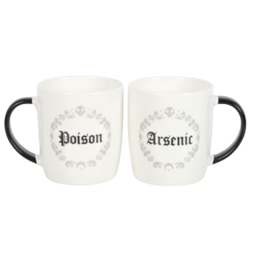 Poison & Arsenic Couples Mug Set