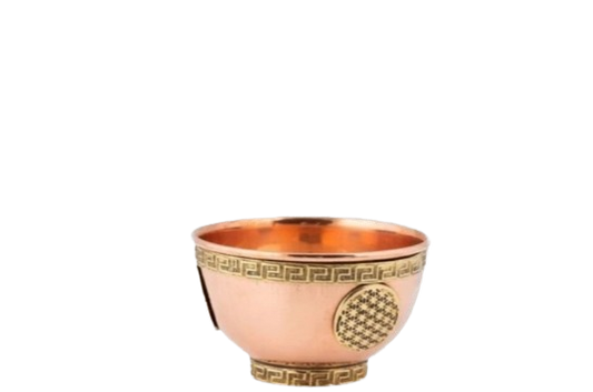 Copper Offering Bowl Flower of Life