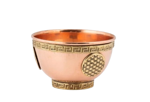 Copper Offering Bowl Flower of Life