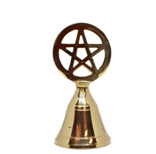 Altar Bell Brass Pentacle