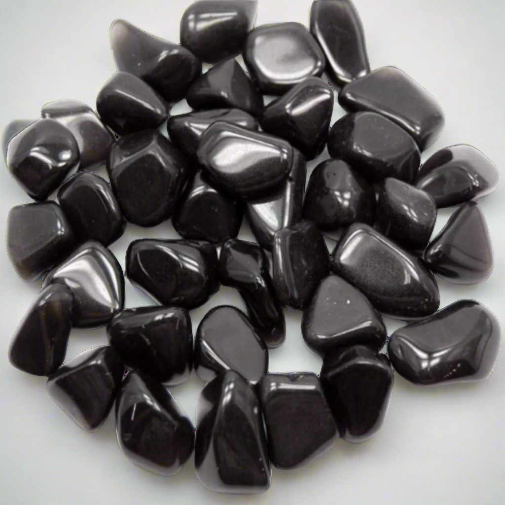 Black Obsidian Tumbled Stones