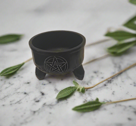 Cauldron Pentacle Soapstone