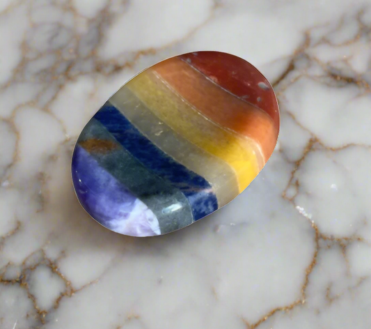 Chakra Palm Stone