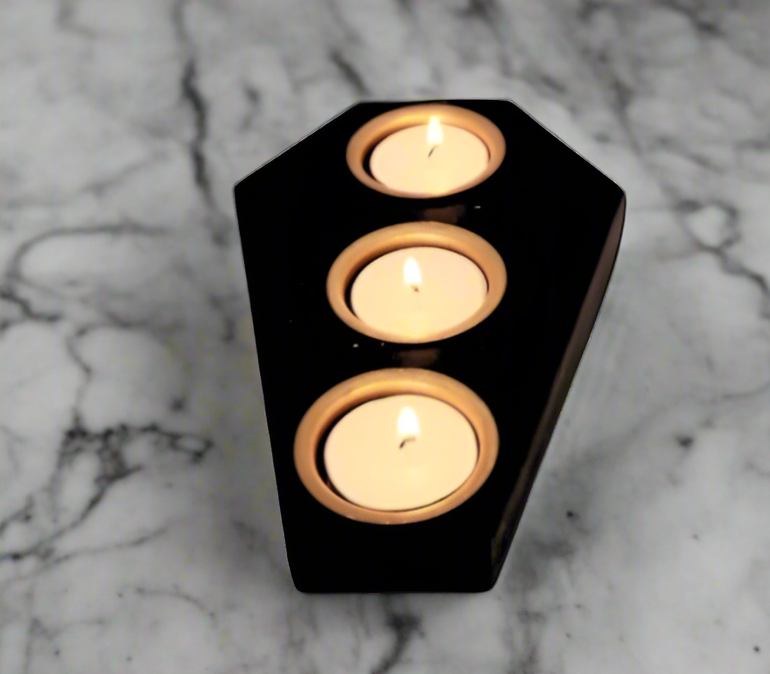 Coffin Tea Light Holder