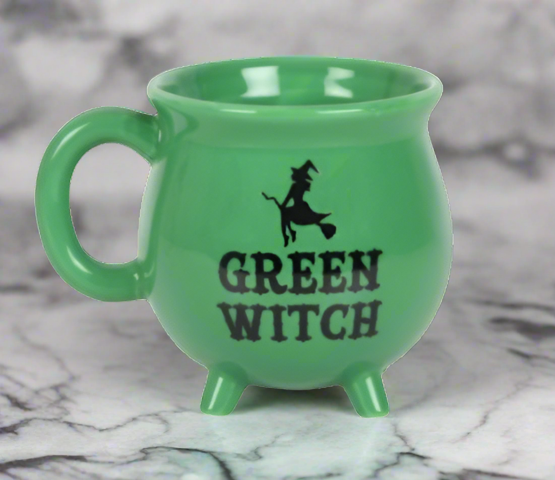 Green Witch Cauldron Mug