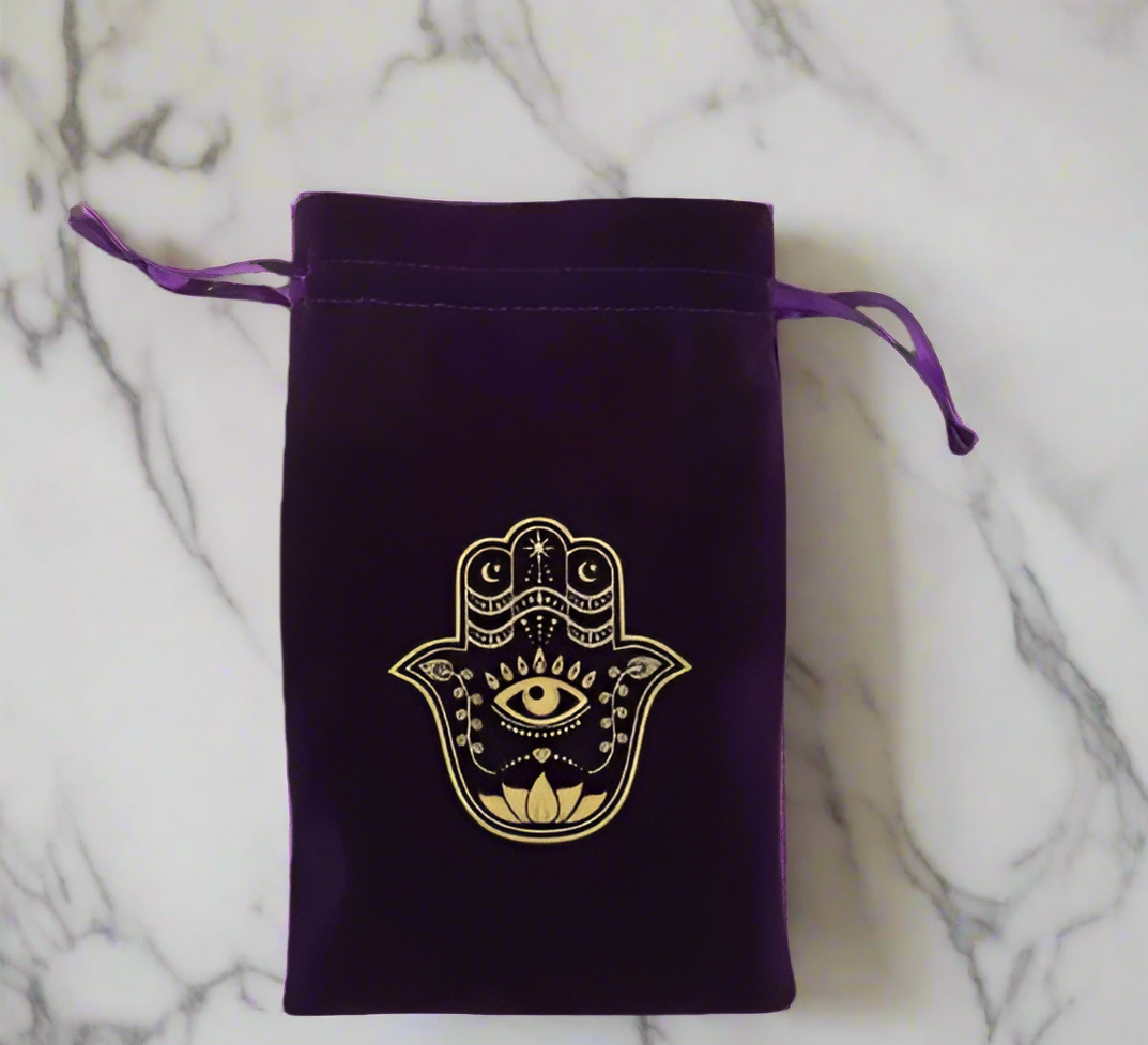 Hamsa Hand Tarot Bag/Crystal Pouch