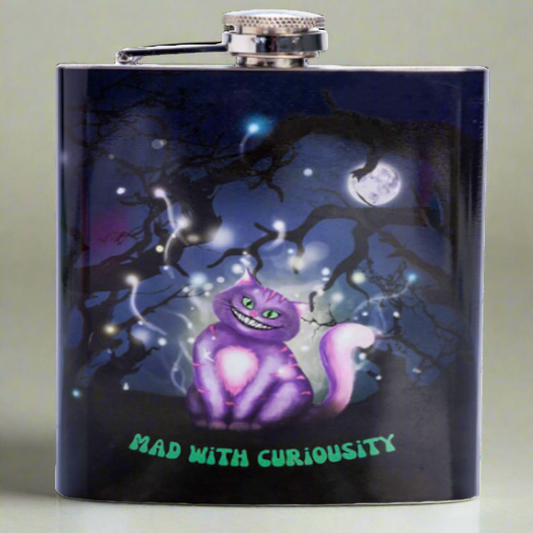 Mad Cat Hip Flask