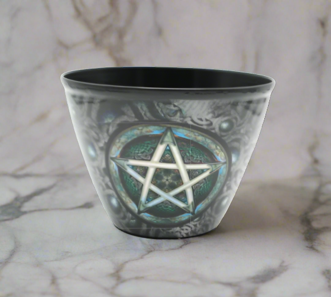 Pentacle Smudge Bowl Metal