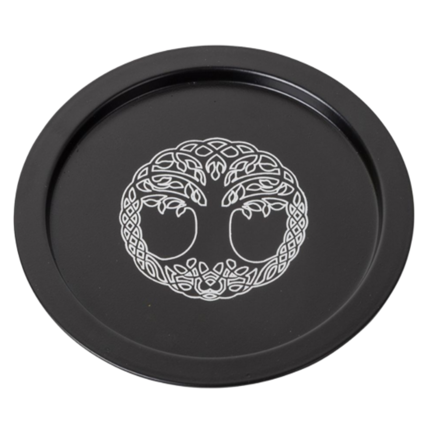 Plate- Tree of Life Black