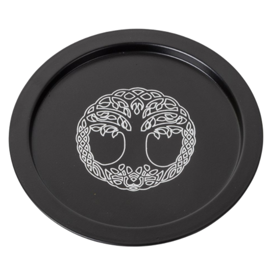 Plate- Tree of Life Black