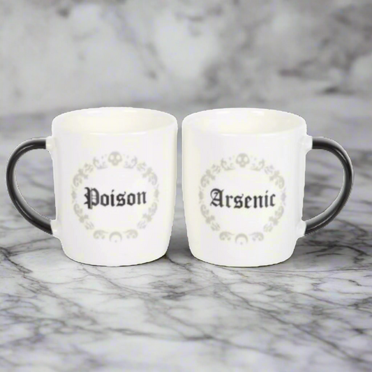 Poison & Arsenic Couples Mug Set