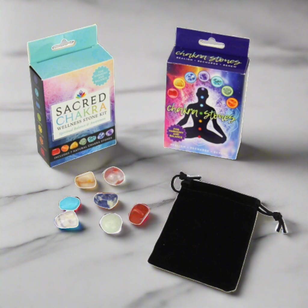 Sacred Chakra Wellness Stone Kit