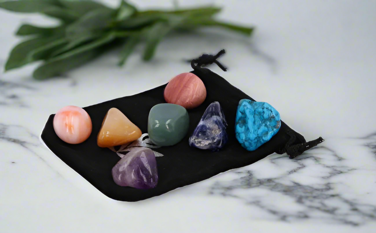 Sacred Chakra Wellness Stone Kit