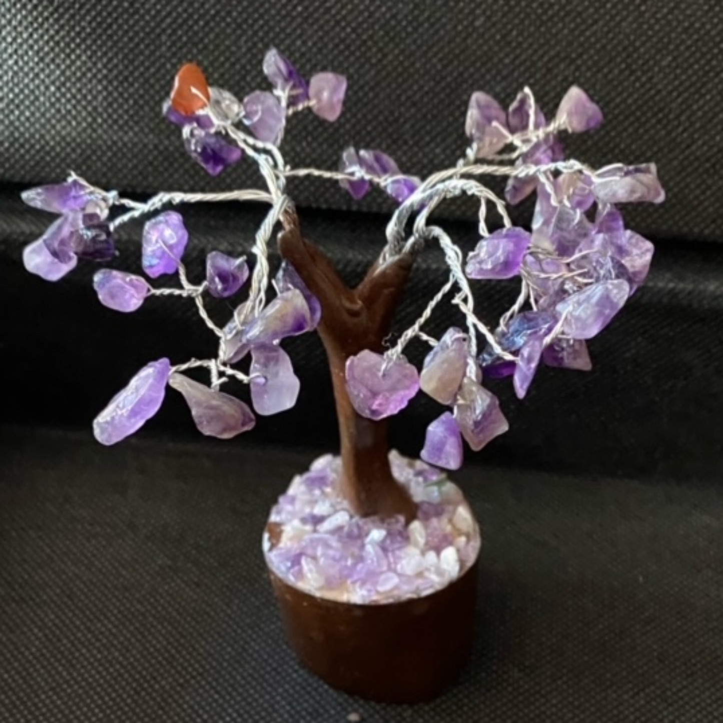 Tree Decorative Fairy Size Crystal Amethyst