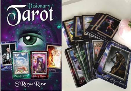 Visionary Tarot Deck & Guide Book by  S'Roya Rose