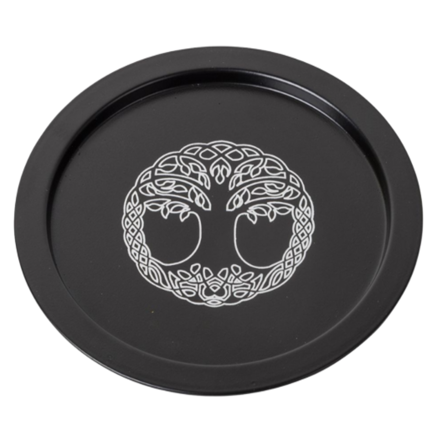 Offering Plate- Tree of Life Black 22 cm