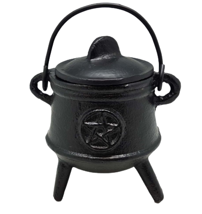 Cauldron Cast Iron Pentacle 12.5 cm