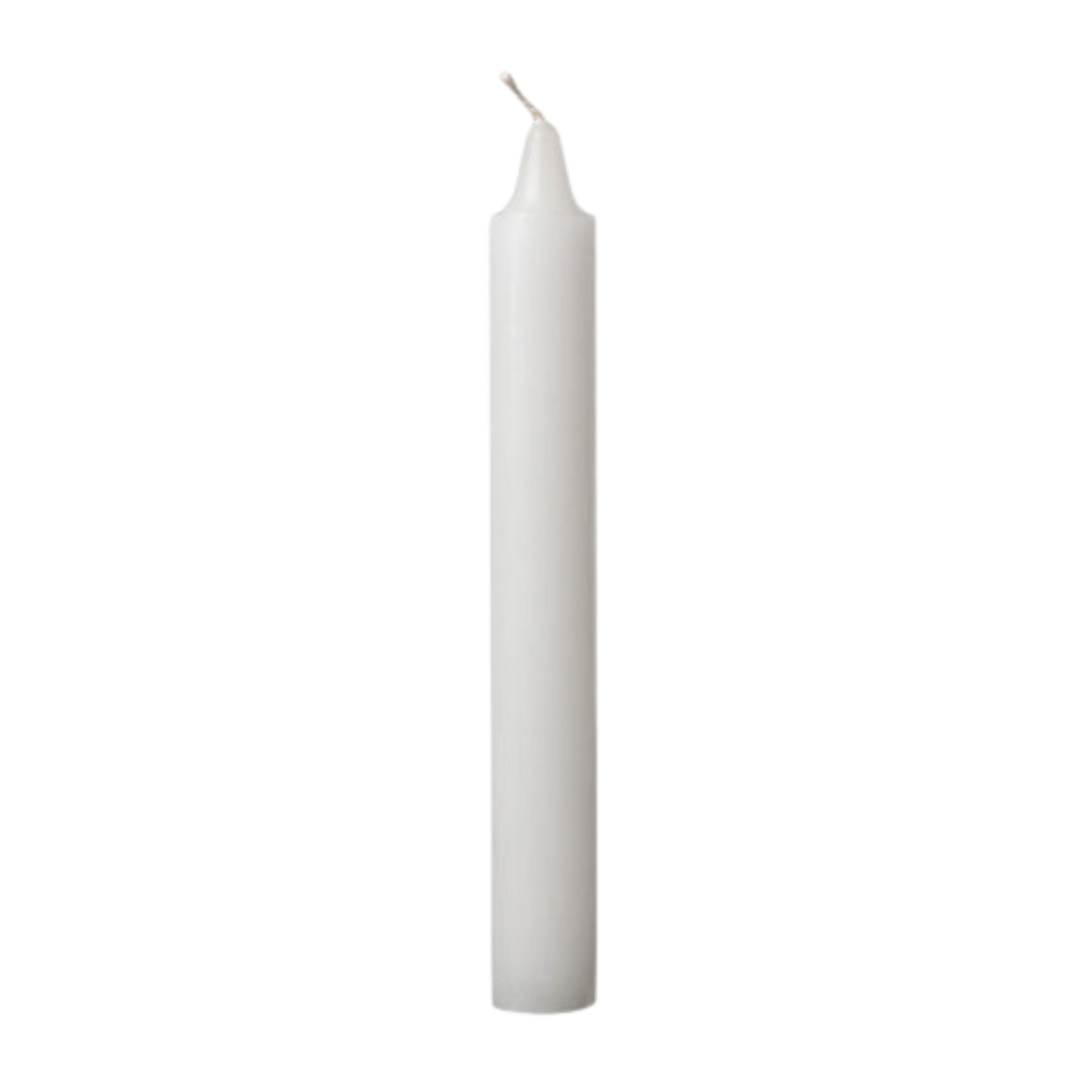 Tapered Bell End White Candles