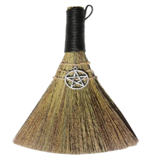 Wicca Besom/ Broom Pentacle 20 cm