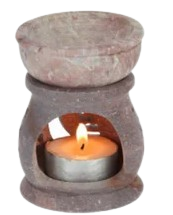 Soapstone Oil Burner Moon