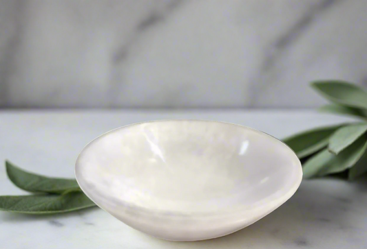 Selenite Charging Bowl Round