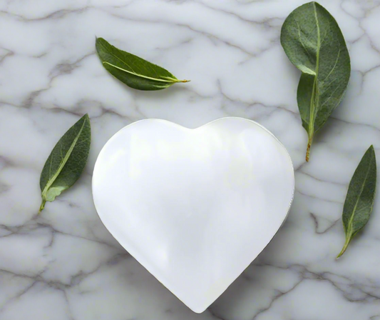 Selenite Heart