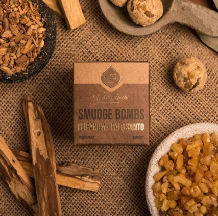 Smudge Bomb Premium- Frankincense & Palo Santo