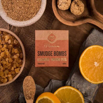 Smudge Bomb Premium - Frankincense & Orange Peel