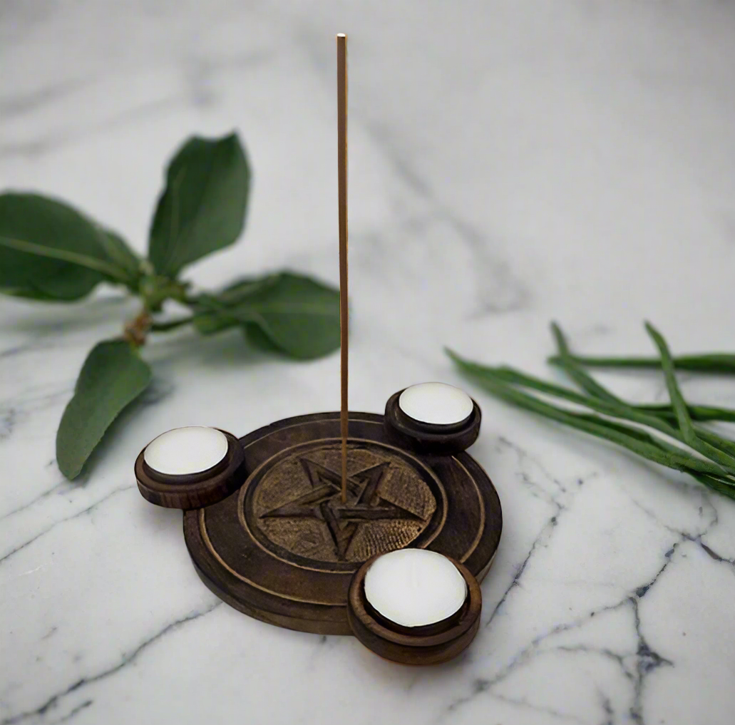 Tea Light & Incense Holder