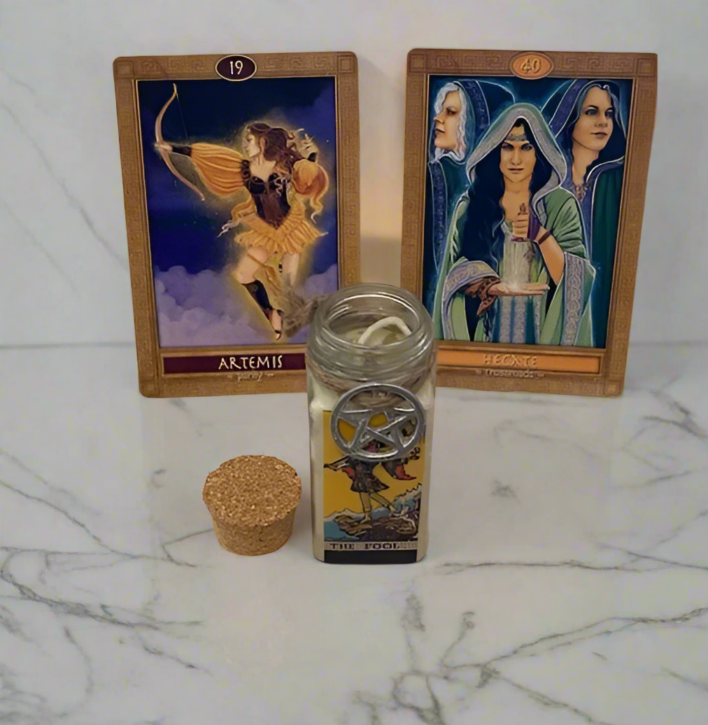 The Fool Tarot Candle