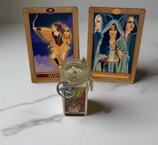 The Sun Tarot Candle