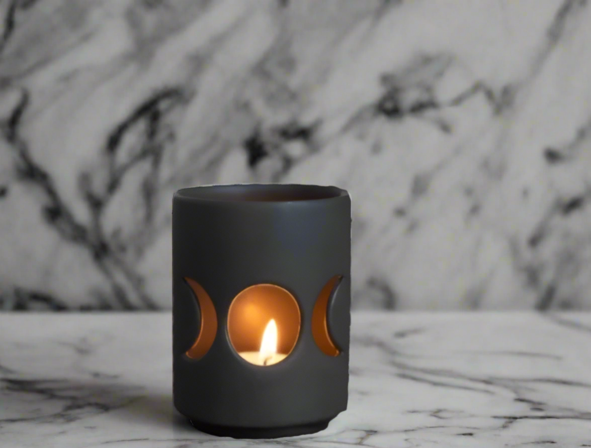 Triple Moon Tealight Holder