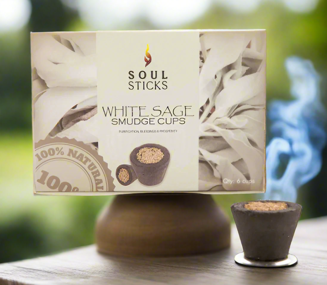 Smudge Incense Cups - White Sage