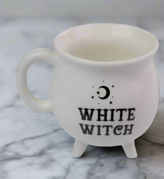 White Witch Cauldron Mug