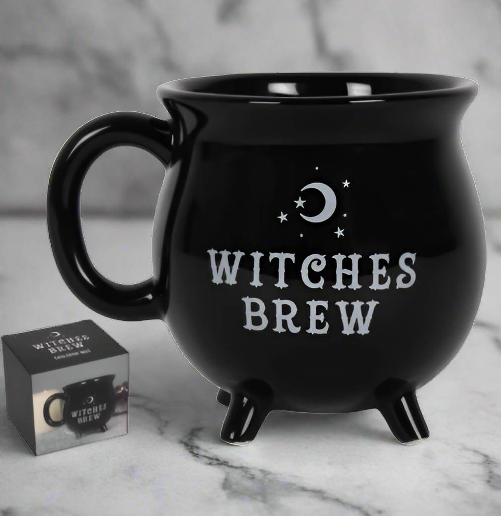 Witches Brew Black Cauldron Mug