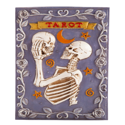 Tarot/Trinket Box Antique Look Skeleton