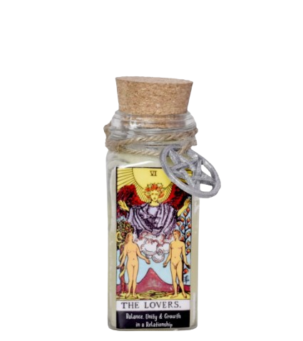 The Lovers Tarot Candle